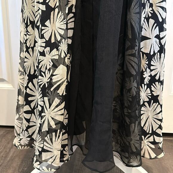 Donna Ricco size 10 Vintage Y2K Halter Open Back Silk Dress - Picture 5 of 16